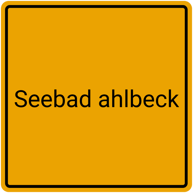 Meldebestätigung Seebad Ahlbeck